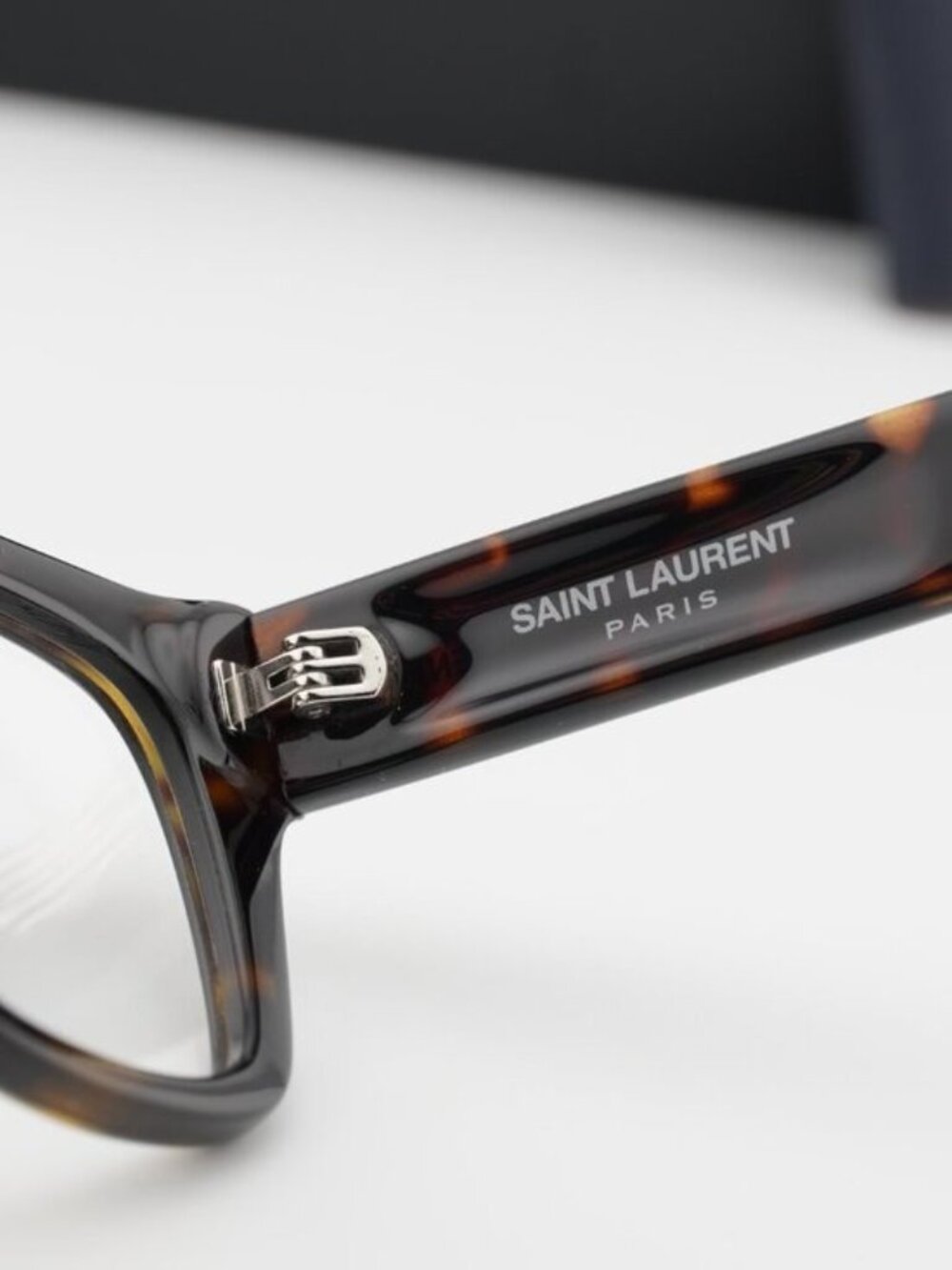 Saint Laurent SL804 002 Square Eyeglasses – Havana 51mm - Picture 8 of 10